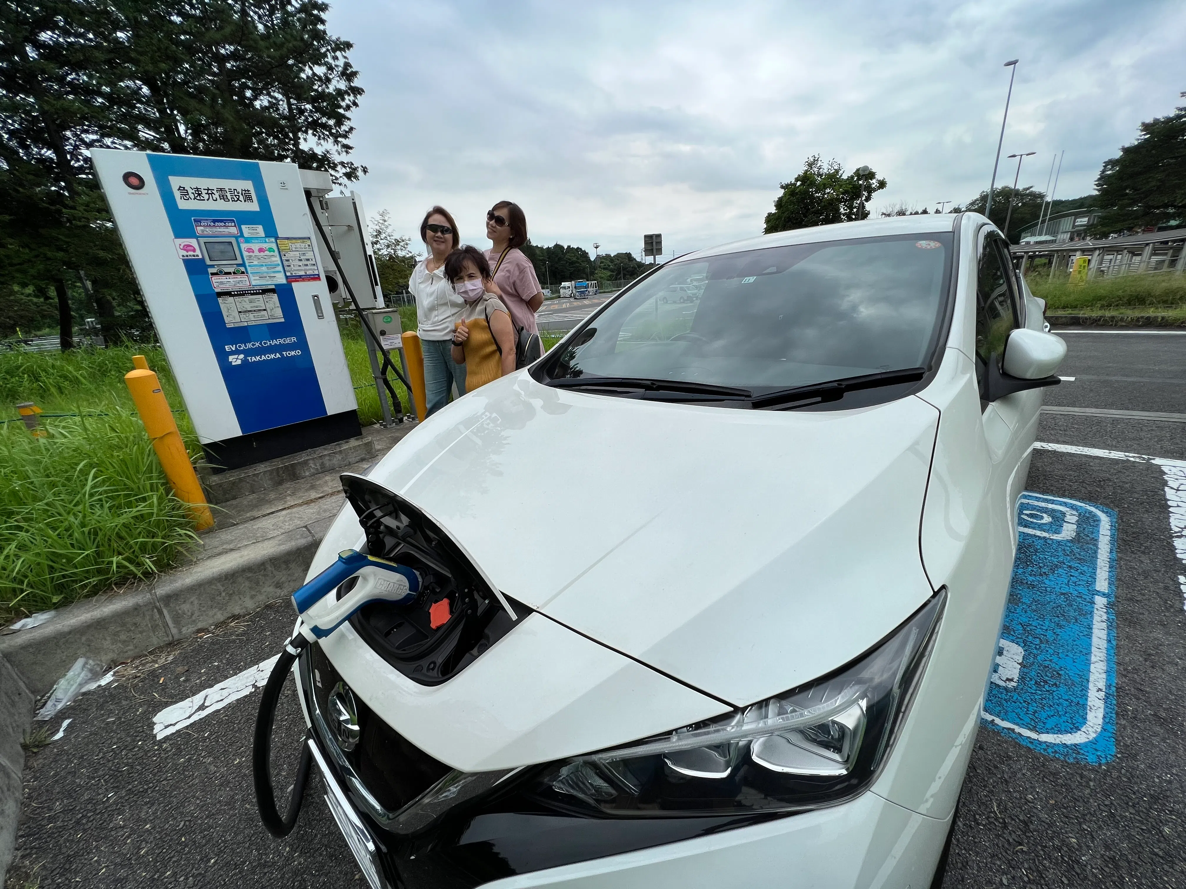 There are currently 220,000 EVs in Japan, but only 30,000 charging stations. (Foo Choo Wei/SPH Media)