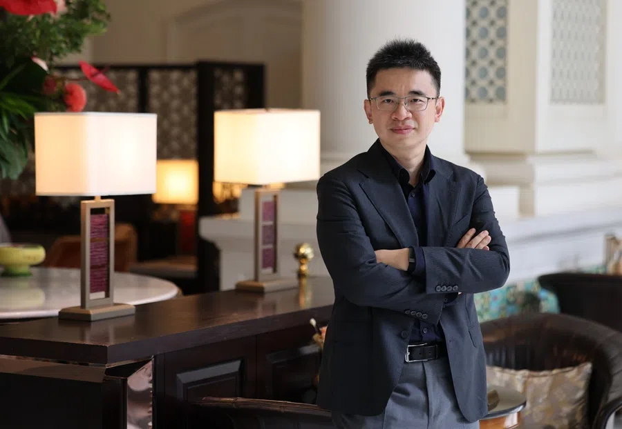 He Zhengyu, Ant Group chief technology officer. (Neoh Kee Leng/SPH Media)