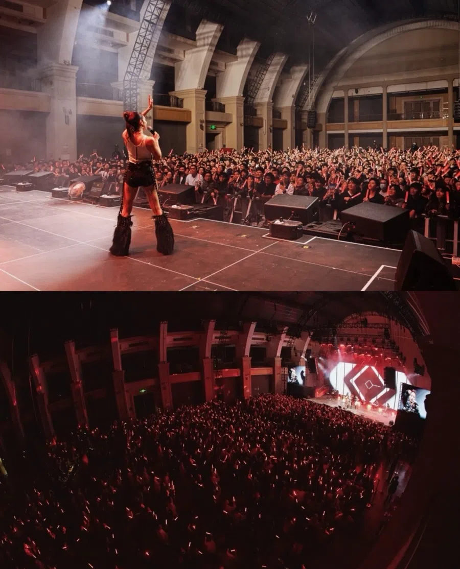 BENI’s Guangzhou concert was successfully held. (Instagram/@benibooo)