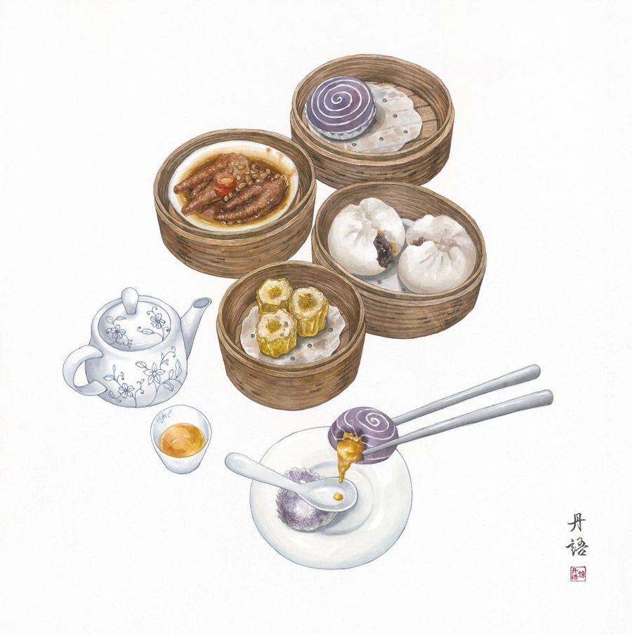 Common types of Cantonese dim sum include siew mai, pork buns, chicken feet, and custard buns. Going by "fan" numbers, Cantonese-style yum cha dishes would likely rank among the top three most popular Chinese foods. A hearty breakfast makes for an energy-filled day, and Cantonese dim sum has become a meal option.