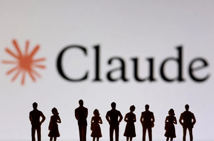 Miniature figurines and Claude logo are seen in this illustration taken on 20 July 2026.