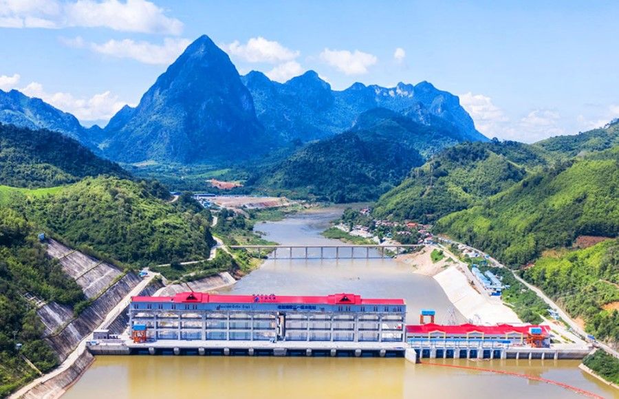 A view of the Nam Ou Cascade Hydropower Station. (Internet)