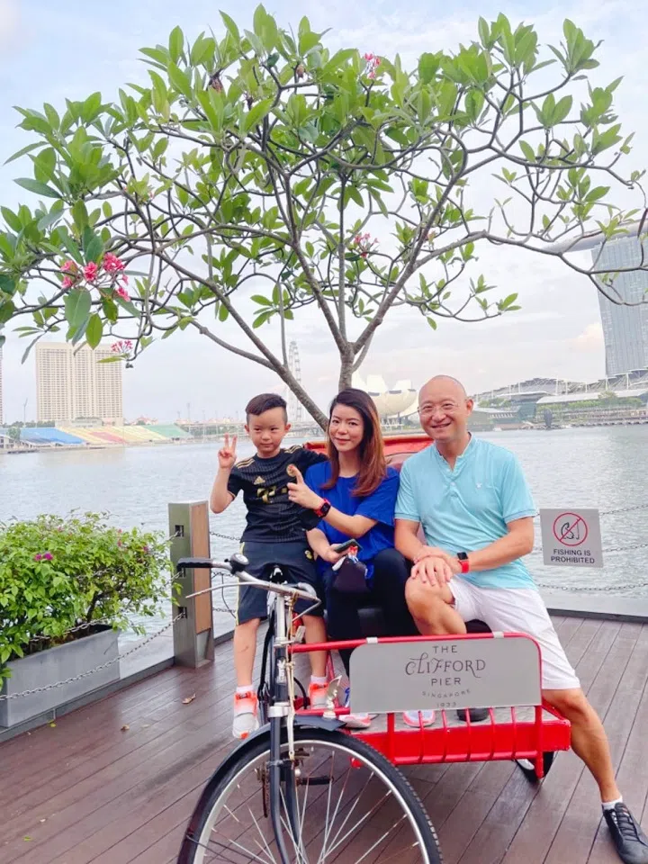 Lei’s family are now Singapore citizens, while he has also applied. (Photo provided by interviewee)