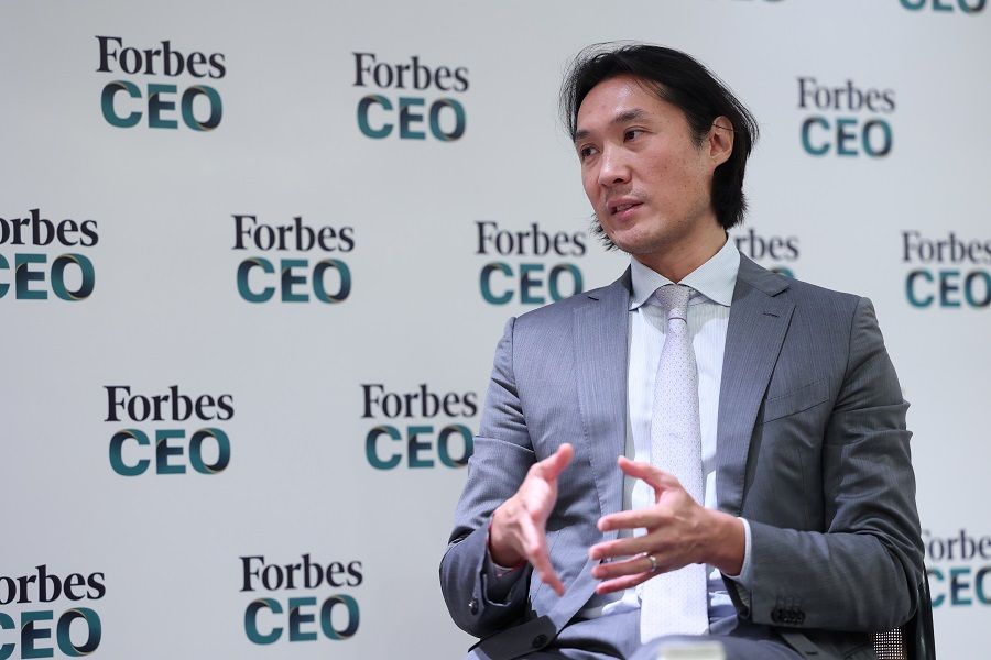 Hing Chao was in Singapore for the Forbes Global CEO Conference. (SPH Media)