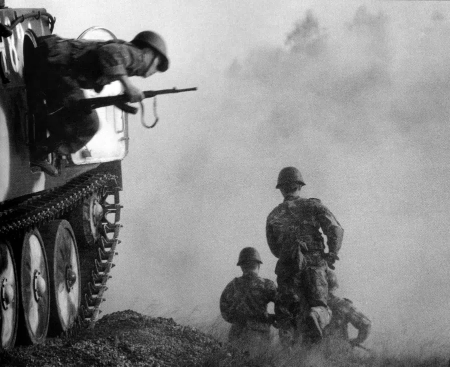 In 1995, the People's Liberation Army (PLA) conducted combat landing exercises, sending cross-strait relations into dangerous territory, and having a huge impact on the Taiwanese.