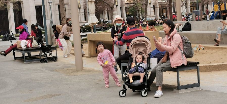 Families at Guanxin Park in Hsinchu. ((Photo: Woon Wei Jong))