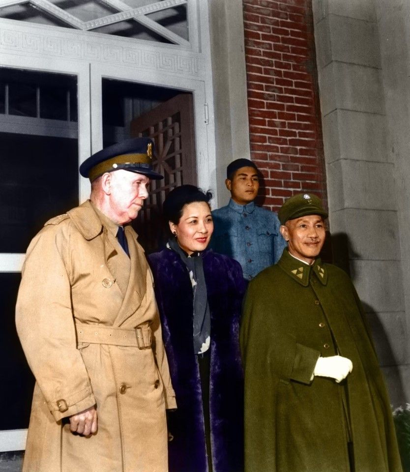 On 12 December 1945, US special envoy to China General George C. Marshall arrived in Tokyo, where he met with Chiang Kai-shek and Soong Mei-ling, or Madame Chiang. Marshall's main aim in going to China was to mediate the war between the KMT and CCP, but he failed in the end.