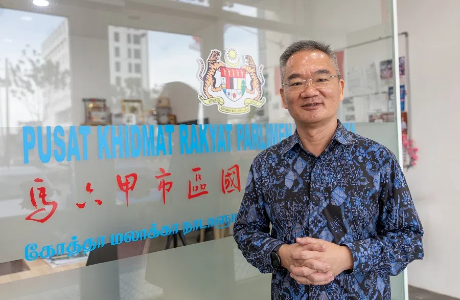 Khoo Poay Tiong, Member of Parliament for Kota Melaka, said the state government told KAJD to ensure that the terminal would be completed by late 2025. (Photo: Hugo Teng)