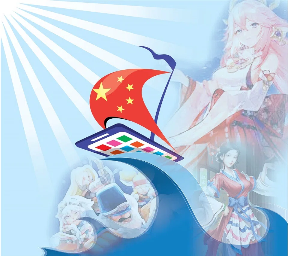 Chinese gaming companies are looking overseas for channels to export game titles to a wider audience. (Graphic: Ho Han Chong)