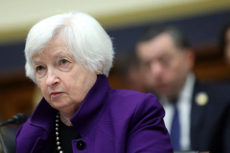 US Treasury Secretary Janet Yellen testifies before the House Financial Services Committee at the Rayburn House Office Building on 13 June 2023 in Washington, DC. (Kevin Dietsch/Getty Images/AFP)