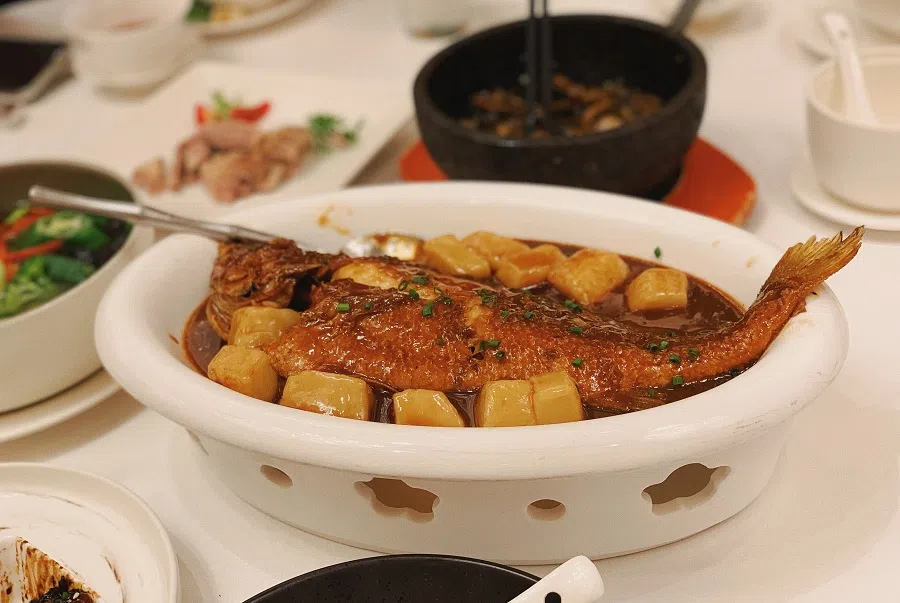 A dish of steamed fish in Nanjing, China. (iStock)