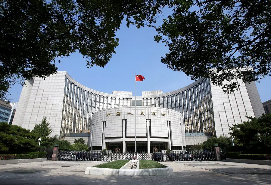 Headquarters of the People’s Bank of China (PBOC), the central bank, is pictured in Beijing, China, on 28 September 2018. (Jason Lee/Reuters)