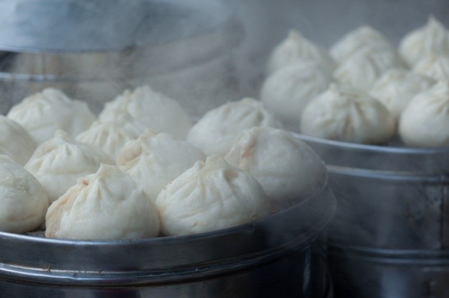 Steamed meat buns, ready to eat. (iStock)