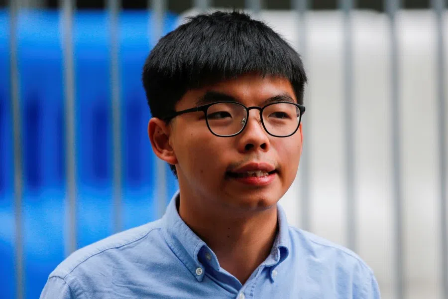 Pro-democracy activist Joshua Wong is the only candidate disqualified from running in the district council elections (Tyrone Siu/REUTERS)