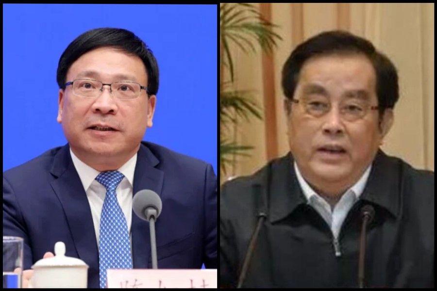 Chen Rugui (left) and Sheng Guangzu. (Internet)