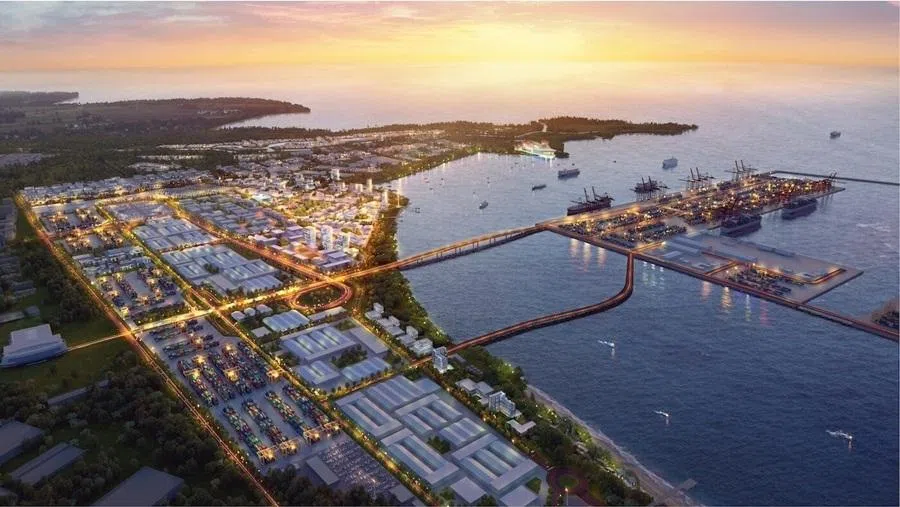 Illustration of Patimban port, which will be a major anchor for Rebana.