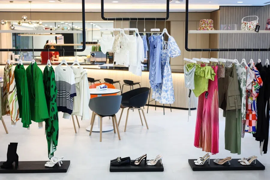 A Shein store in Singapore, April 2023. (SPH Media)