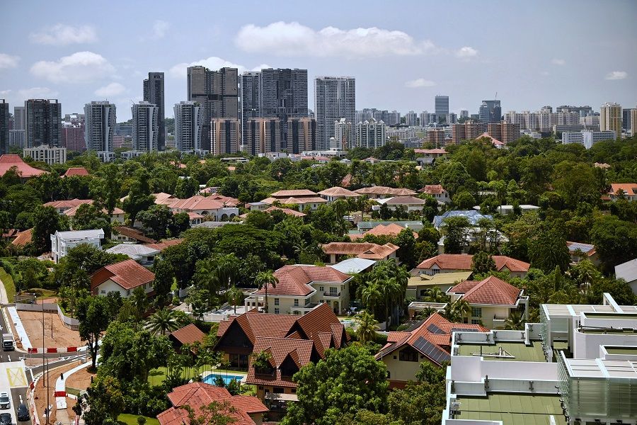 View of good class bungalows (GCBs) in Singapore. (SPH Media)