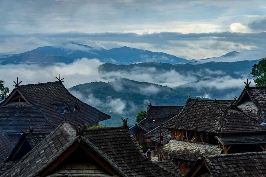A general view of a village in Pu'er, Yunnan province, China, 12 May 2022. (Xinhua)