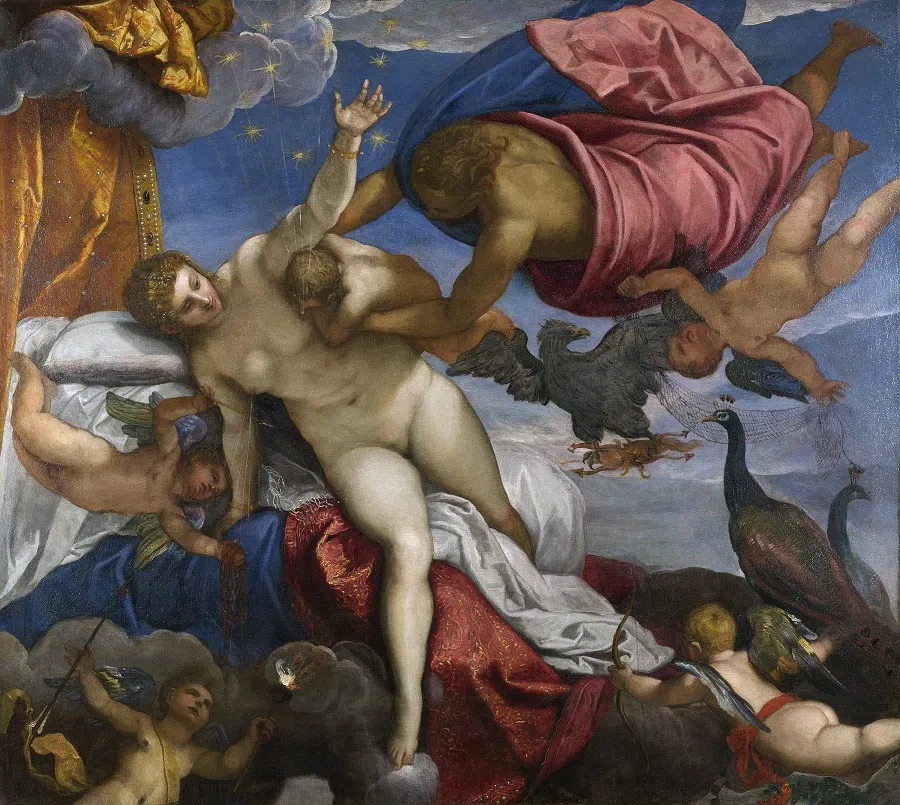 Tintoretto, The Origin of the Milky Way. (Wikimedia)