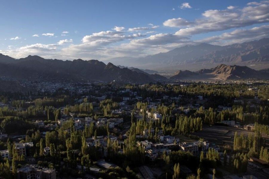 A general view of Leh, in the Ladakh region where the recent China-India border disputes have occurred, 17 September 2020. (Danish Siddiqui/REUTERS)