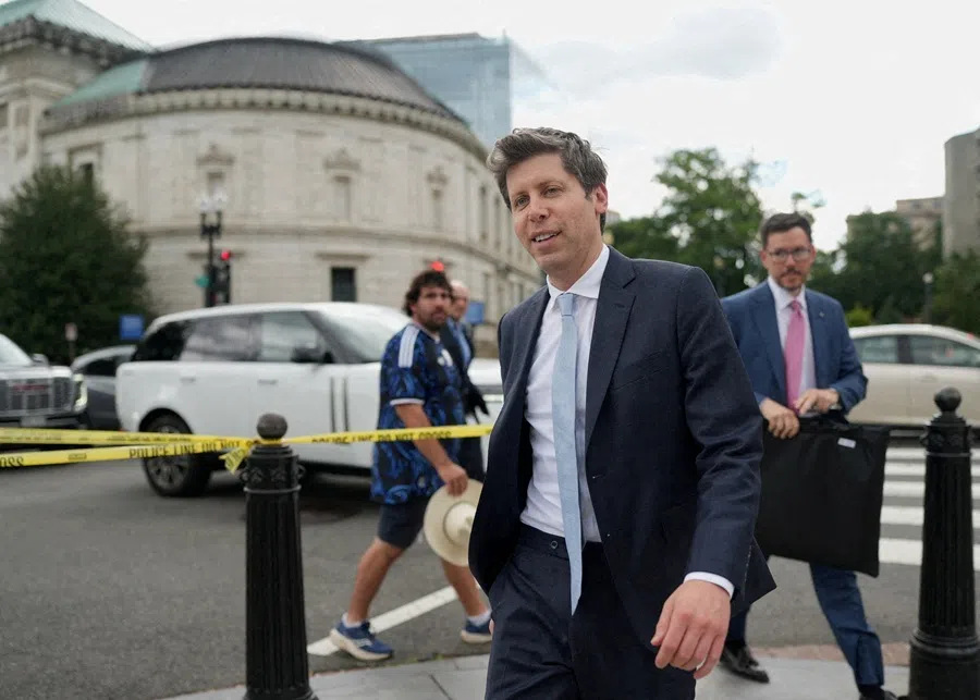 OpenAI CEO Sam Altman arrives for a meeting at the White House in Washington, DC, US, on 30 July 2026.