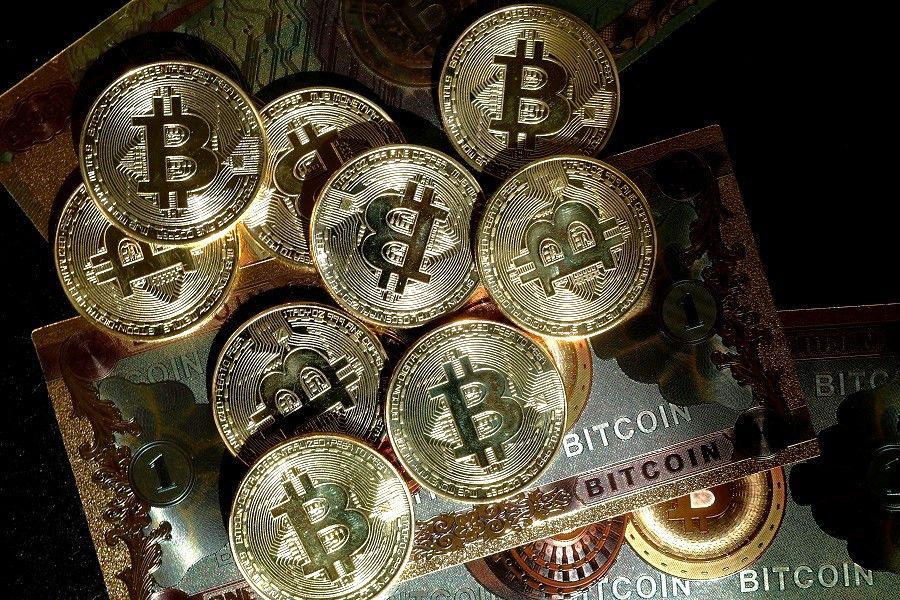 Representations of cryptocurrency Bitcoin are seen in this illustration picture taken in Paris, France, on 9 March 2024. (Benoit Tessier/Illustration/Reuters)