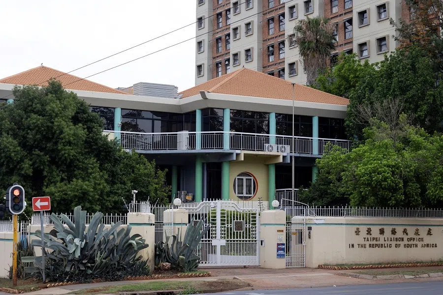 A view shows the Taipei Liaison Office in South Africa which is Taiwan’s representative office in South Africa’s administrative capital, Pretoria, South Africa, on 22 October 2024. (Alet Pretorius/Reuters)