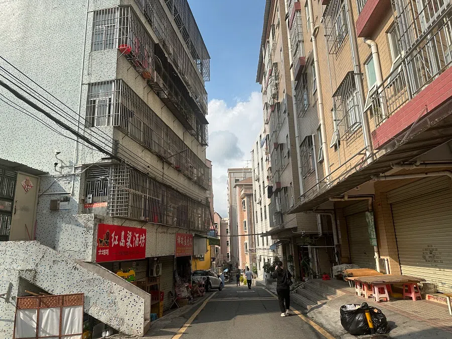 Residences in Baimang village.