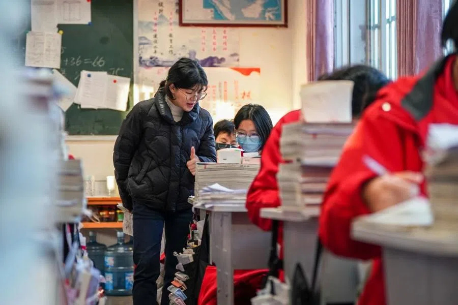 A classroom in Kunming, China, on 13 December 2025. (Xinhua)
