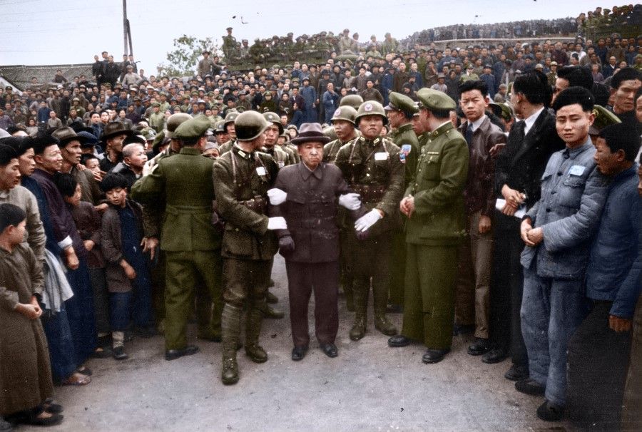 On 26 April 1947, the chief perpetrator of the Nanjing Massacre, Hisao Tani, was escorted to the execution ground at Yuhuatai by military police, where a large crowd of onlookers gathered. The next day, China's Central Daily News (中央日报) reported: "At 11:30 am on 26 April, the defendant Hisao Tani was identified and taken to the Yuhuatai execution ground by the court, and executed by firing squad according to the law."