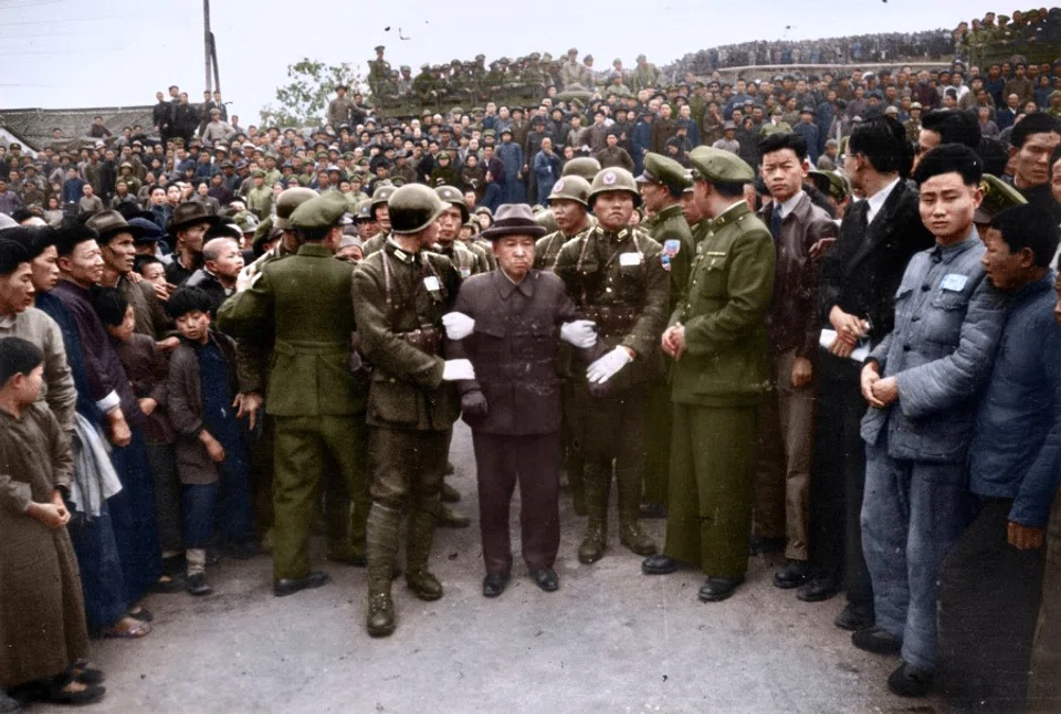 On 26 April 1947, the chief perpetrator of the Nanjing Massacre, Hisao Tani, was escorted to the execution ground at Yuhuatai by military police, where a large crowd of onlookers gathered. The next day, China's Central Daily News (中央日报) reported: "At 11:30 am on 26 April, the defendant Hisao Tani was identified and taken to the Yuhuatai execution ground by the court, and executed by firing squad according to the law."