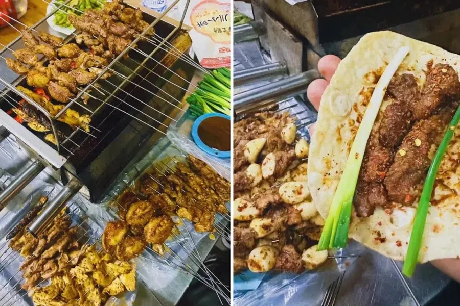 Zibo barbecue draws people with its lively and smoky environment, and its affordability. (Internet)