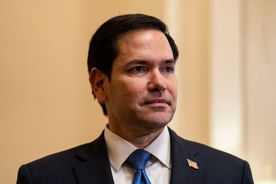 Senator Marco Rubio, a Republican from Florida and US secretary of state nominee for US President-elect Donald Trump, during a meeting at the US Capitol in Washington, DC, US, on 10 December 2024. (Al Drago/Bloomberg)