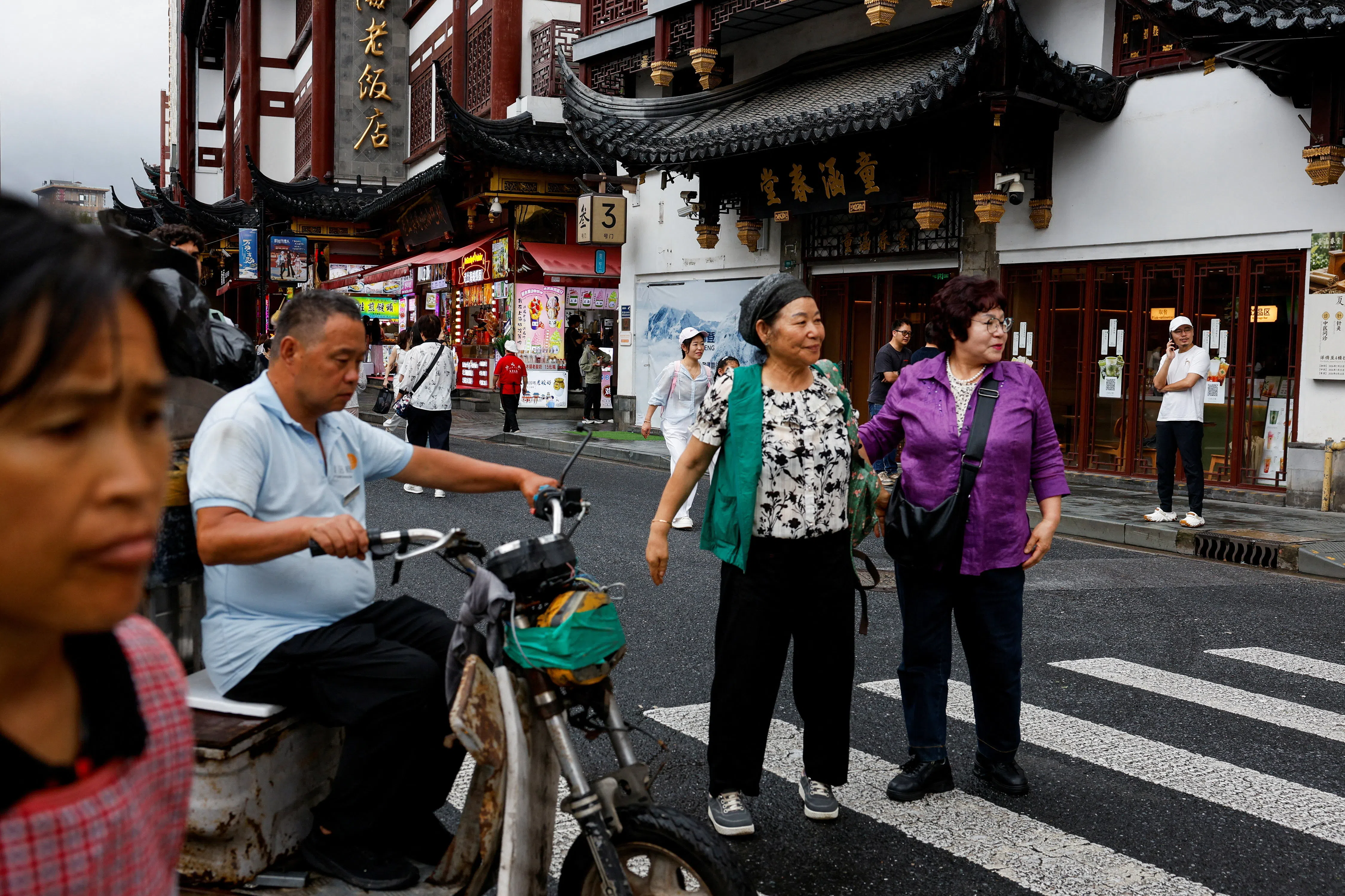 People visit Yu Garden in Shanghai, China, on 1 July 2026.