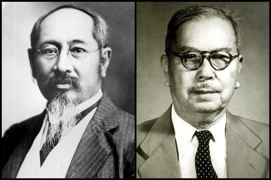 Lim Boon Keng (left) and Tan Kah Kee (right) were prominent Chinese pioneers. (SPH Media)