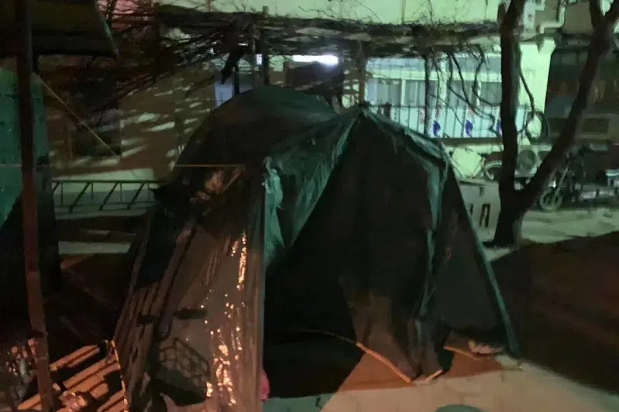 A tent for resting. (WeChat)