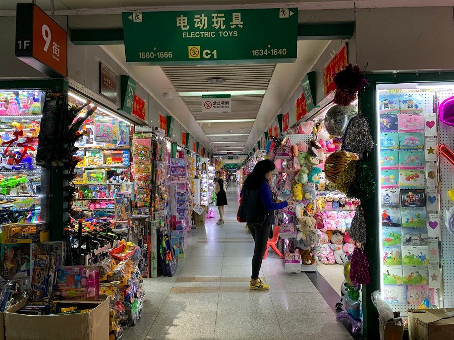The International Trade City in Yiwu city, Zhejiang province, China, has five interlinked blocks that sell everything from bras to hardware, as well as the world's largest small-commodities wholesale market. (SPH Media)