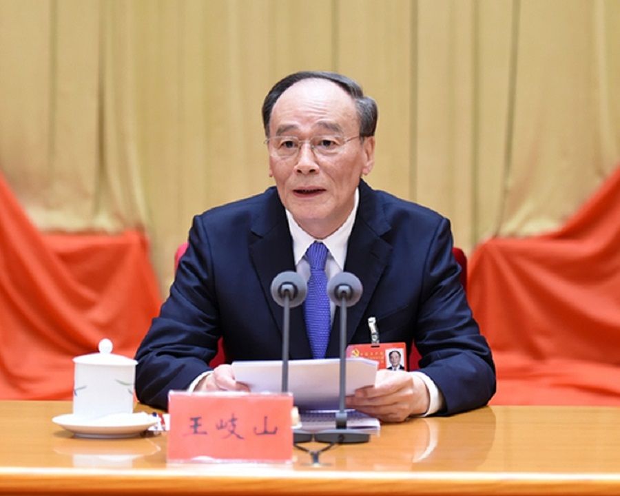 Chinese Vice-President Wang Qishan. (Internet)
