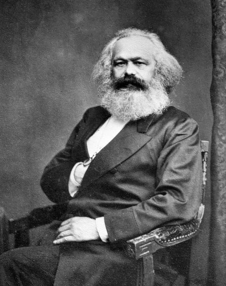 Karl Marx (photo) and Friedrich Engels argued that communism is all about the abolition of private property. (Wikimedia)