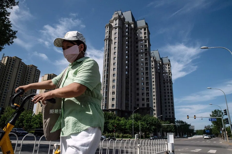 Residential buildings at the Evergrande Palace project, developed by China Evergrande Group, in Beijing, China, on 18 August 2023. (Bloomberg)