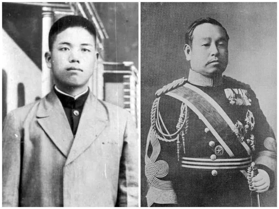 Korean patriot Cho Myeong-ha (left) attempted to assassinate Japanese prince Kuniyoshi Kuni (right) in Taichung in 1928. (Wikimedia)