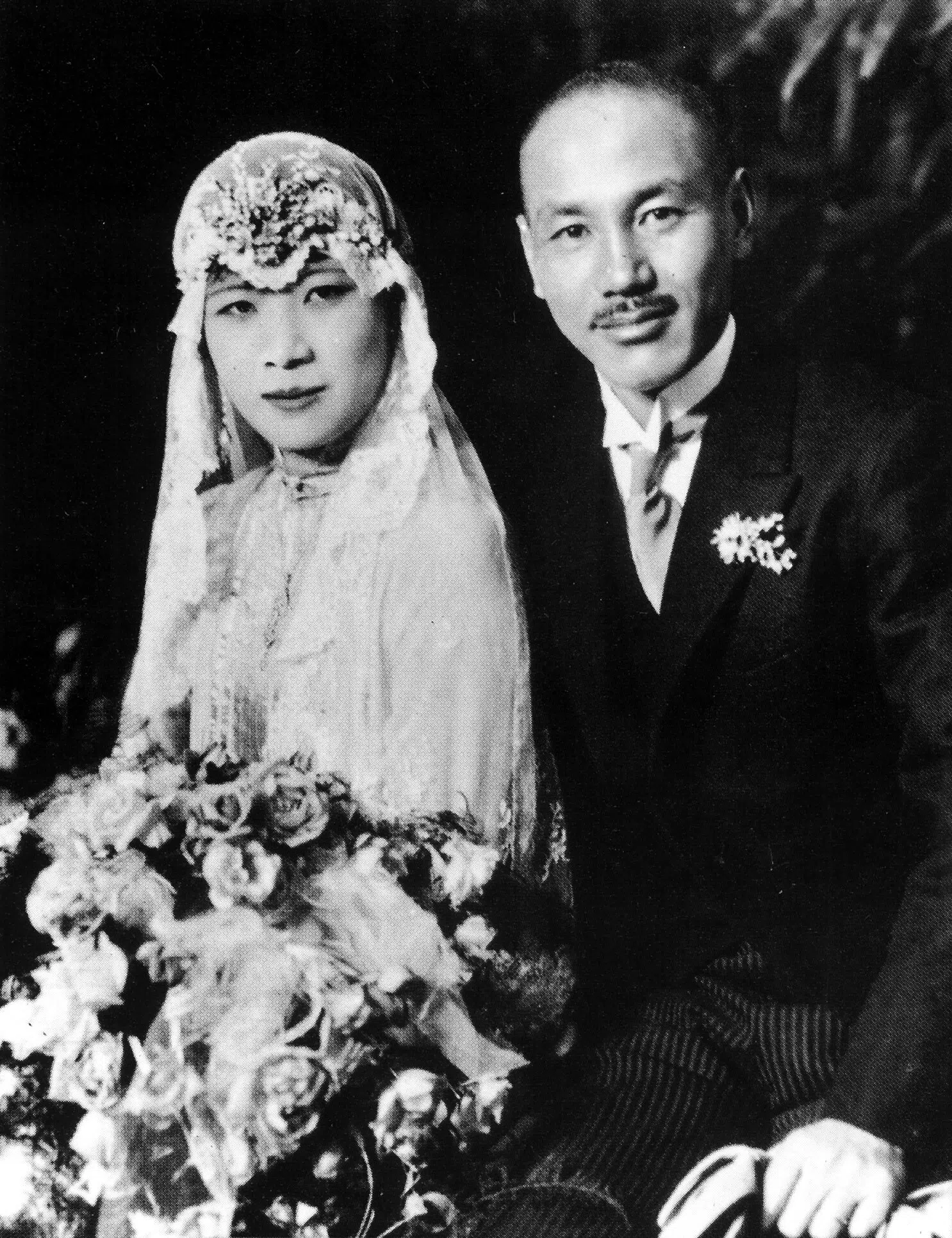 Chiang Kai-shek and Soong Mei-ling’s wedding in Shanghai, 1927, which was big society news at the time.