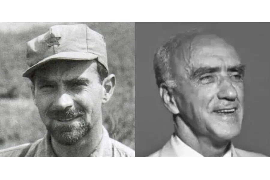 Edgar Snow (left) and John Stuart were two Westerners in China who did their part to improve the country. (Internet)