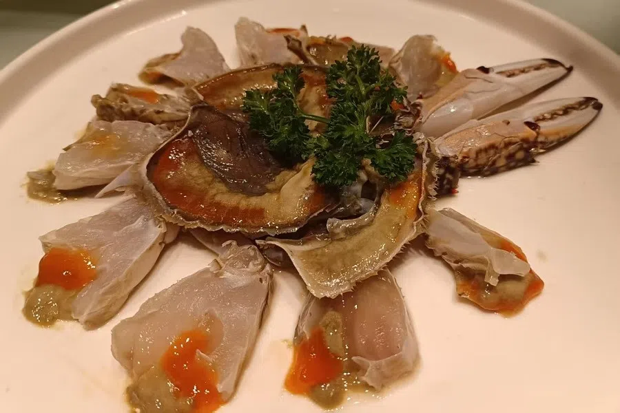 Drunken crab. (Lu Lingming)