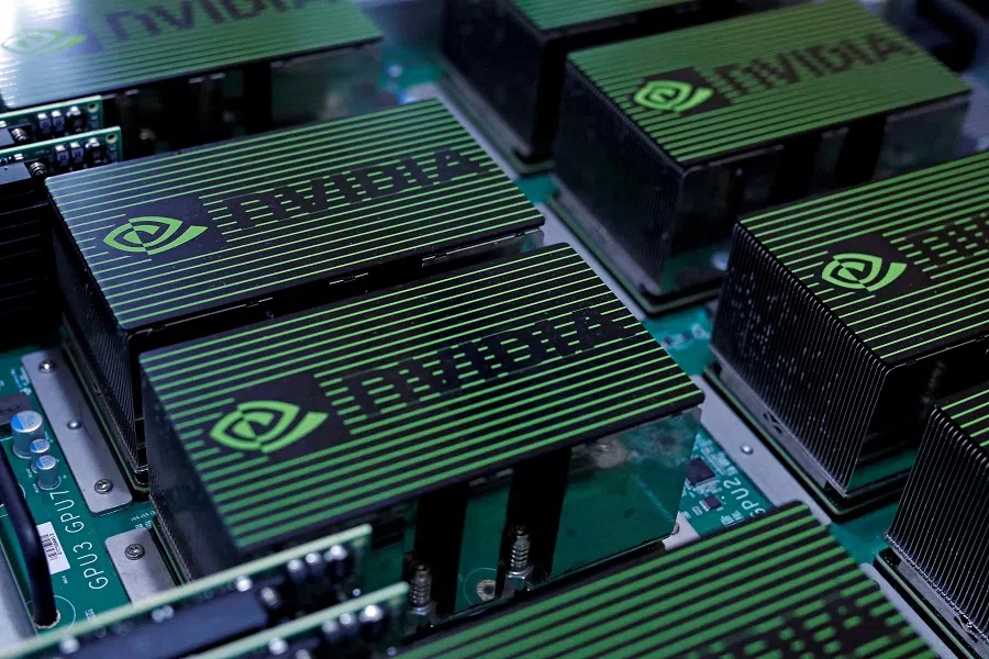 The logo of Nvidia Corporation is seen during the annual Computex computer exhibition in Taipei, Taiwan, 30 May 2017. (Tyrone Siu/File Photo/Reuters)