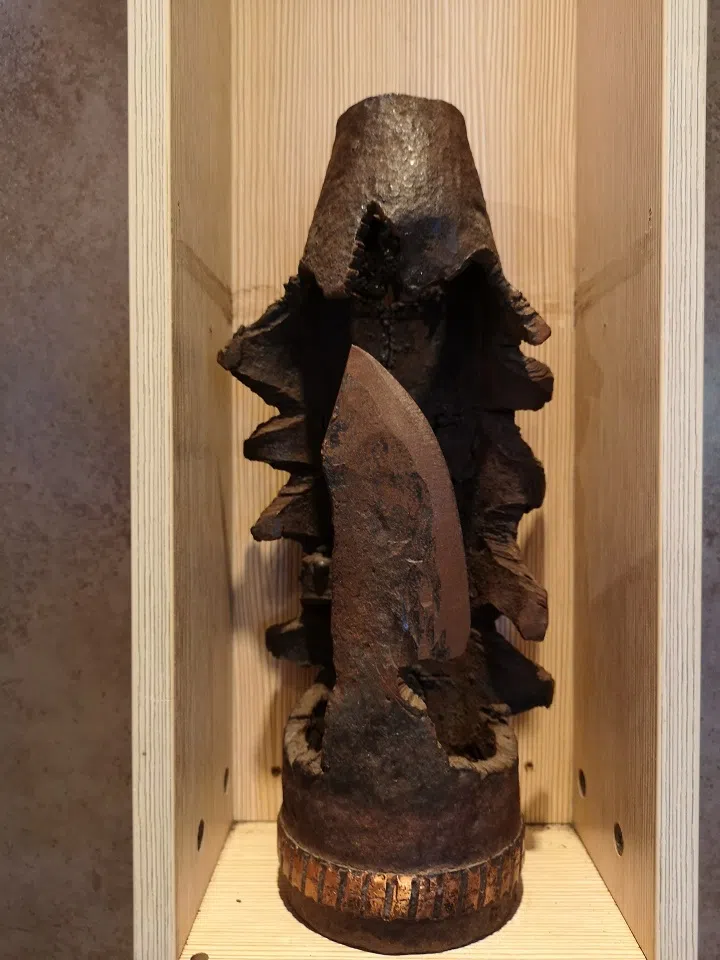 An item in the exhibition area.