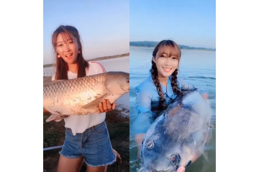 Yuting has turned her love of fishing into her daily job, which has made her the envy of her friends. In 2016, Yuting began live casting her fishing exploits on Kuaishou, and now has nearly a million followers.