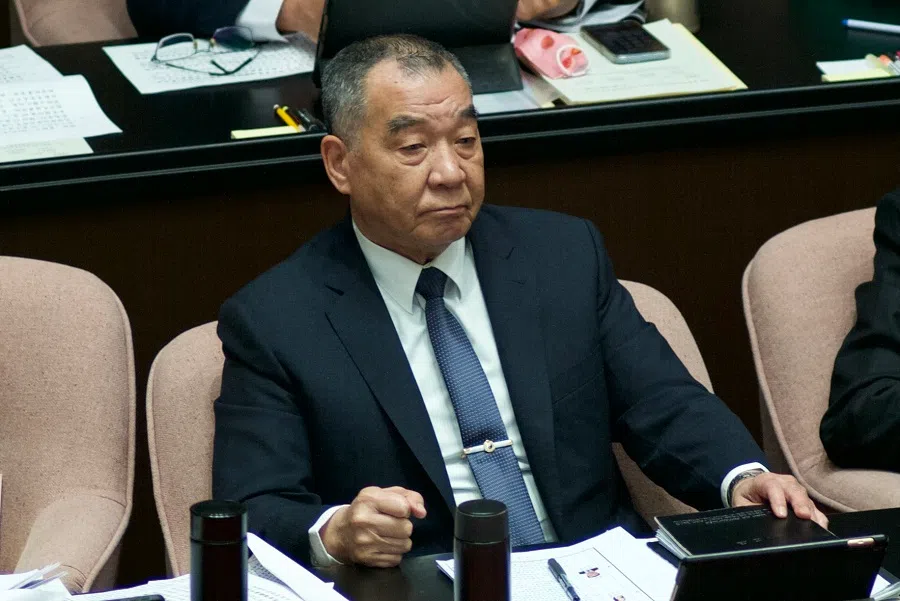 Taiwan Defense Minister Chiu Kuo-cheng attends the annual Legislative Yuan at Parliament in Taipei, Taiwan, on 24 February 2023. (Sam Yeh/AFP)