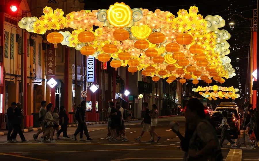 The Mid-Autumn Festival Celebrations 2024 Official Street Light-Up at Singapore’s Chinatown.